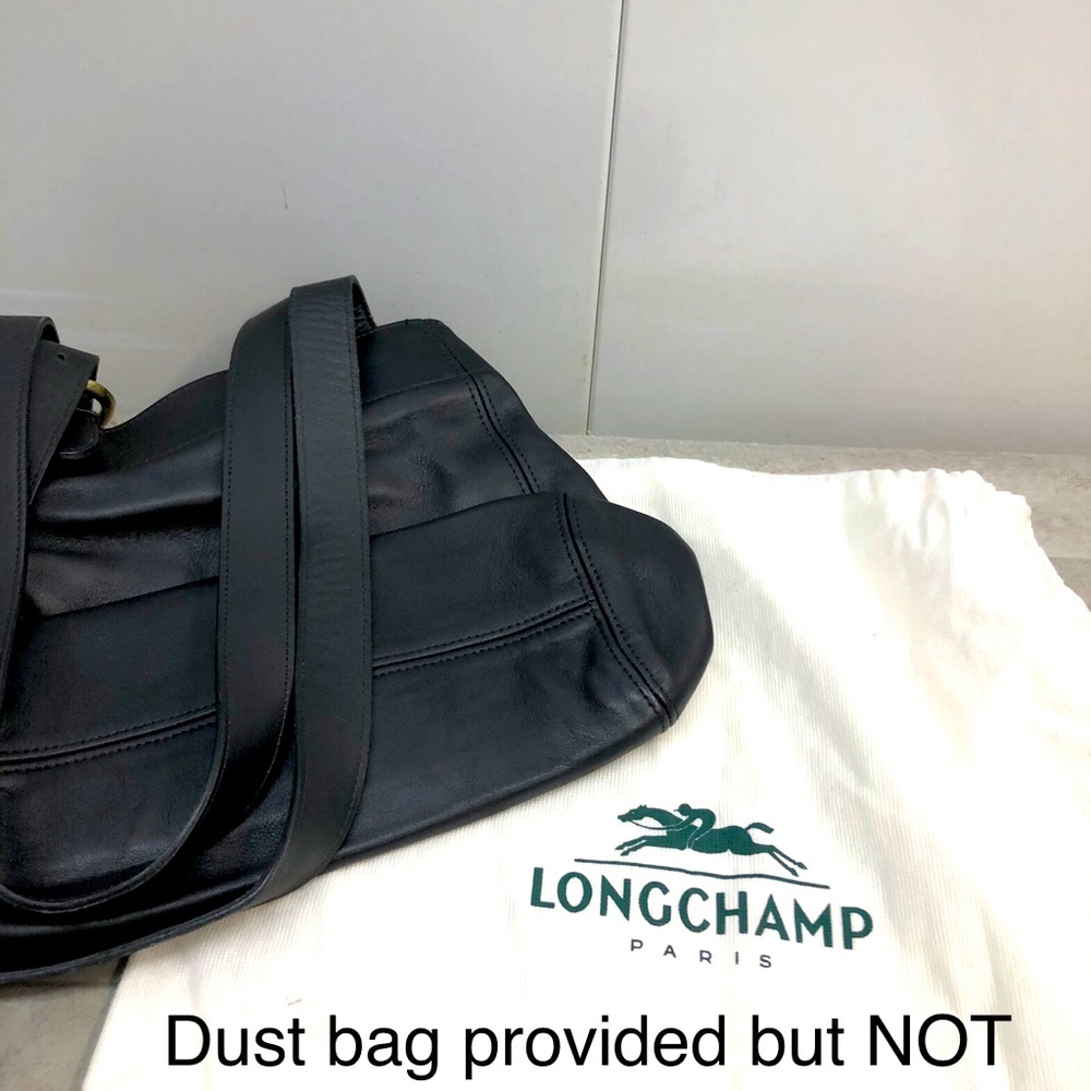 COACH Black Double Strap Shoulder Bag